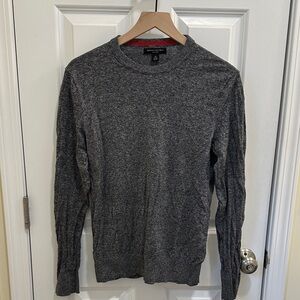 Banana Republic Men's Heather Gray Crewneck Sweater Medium